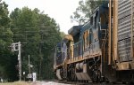 CSX 7670 and 7618 approach Flat Shoals Road